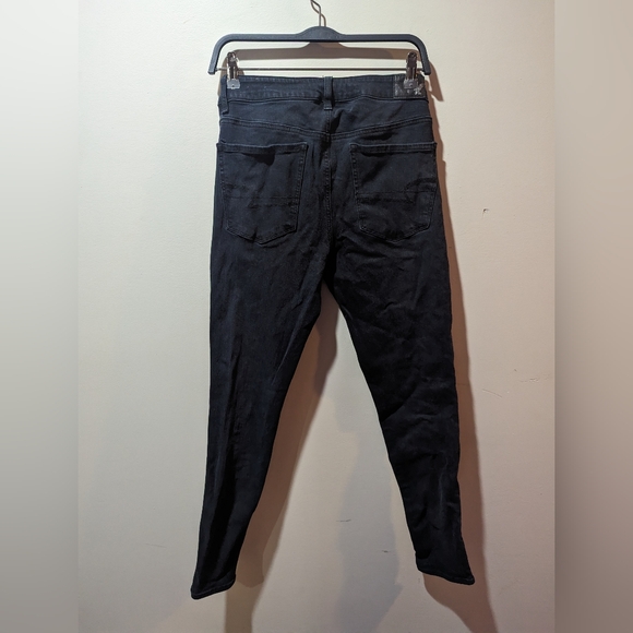 American Eagle high rise jegging black size 8 - Picture 2 of 6